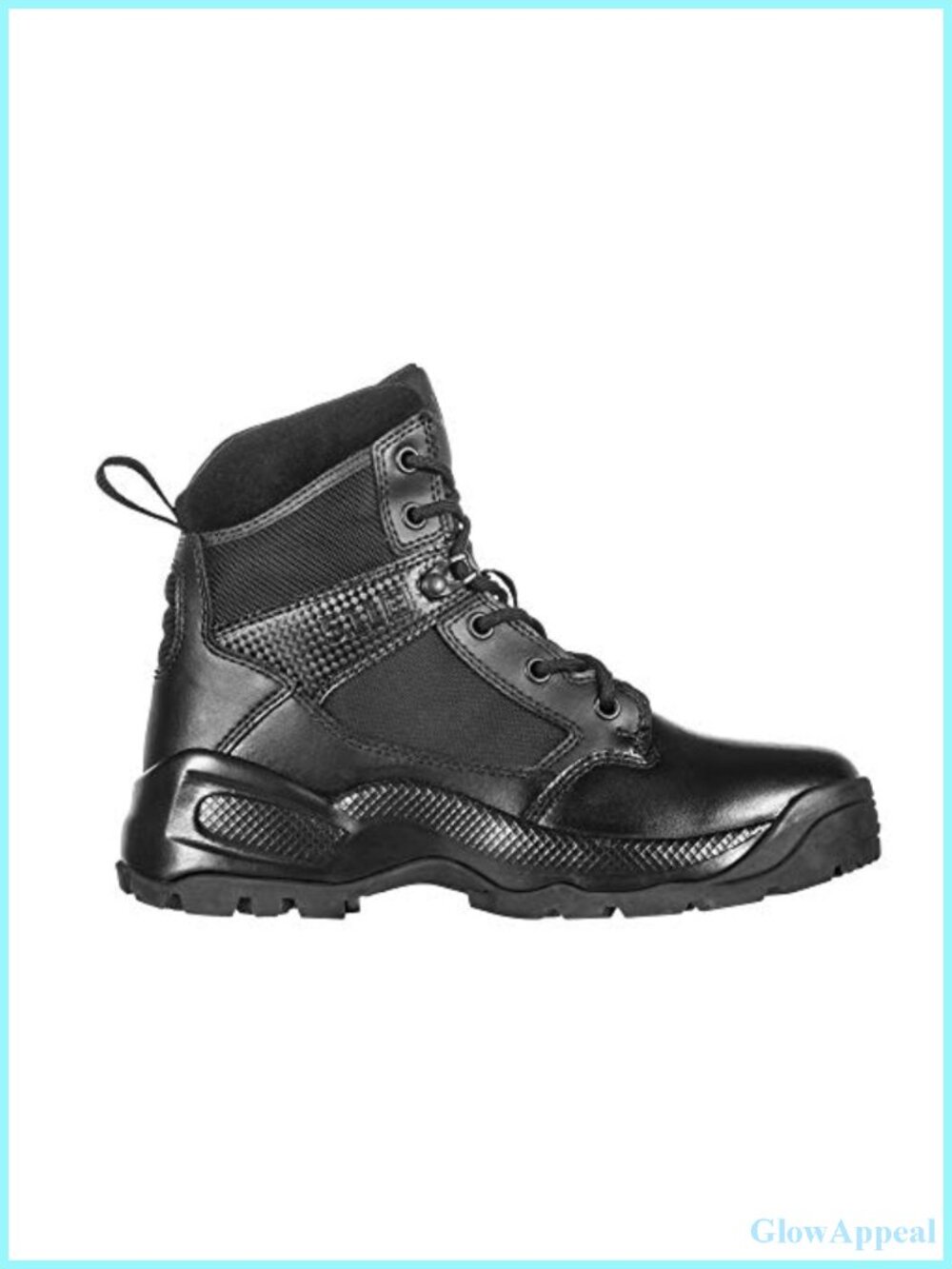 Tactical Military Combat Boots with Zip - Ankle-High Leather